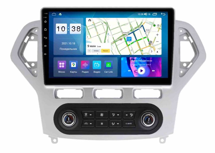 Автомагнитола Roximo 6/128 ГБ RI-1708A для Ford Mondeo IV 2007-2010 на Android 11.0 - фото 312263