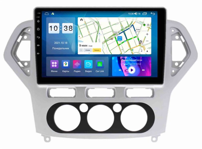 Автомагнитола Roximo 6/128 ГБ RI-1708M для Ford Mondeo IV 2007-2010 на Android 11.0 - фото 312299