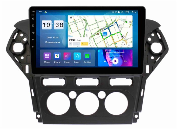 Автомагнитола Roximo 6/128 ГБ RI-1713M для Ford Mondeo IV 2010-2015 на Android 11.0 (кондиционер) - фото 312307