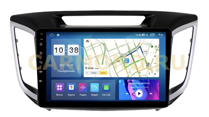 Штатная магнитола Roximo 6/128 ГБ RI-2010 для Hyundai Creta 2016-2021 на Android 11.0 - фото 312335