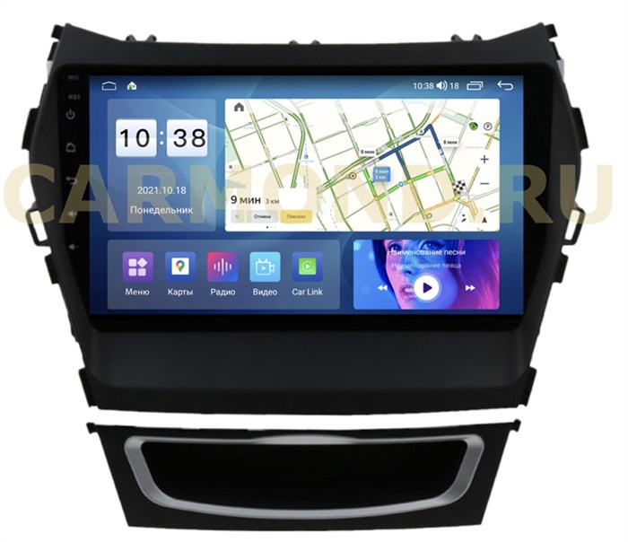 Автомагнитола Parafar для Hyundai Santa Fe III 2012-2019 на Android 11.0 (PF209UHD-Low) - фото 315399