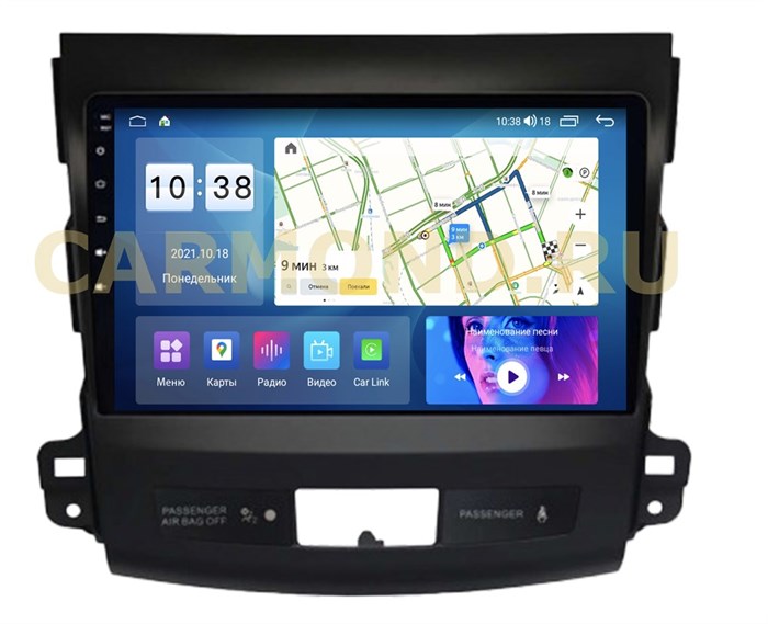 Автомагнитола Parafar для Mitsubishi Outlander XL 2006-2012 на Android 11.0 (PF056UHD-Low) - фото 316023