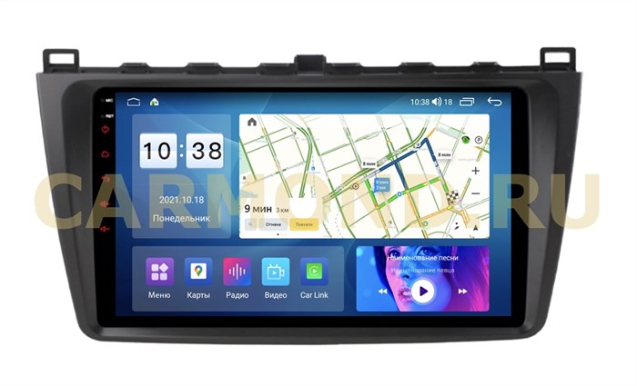 Автомагнитола Parafar для Mazda 6 2007-2012 на Android 11.0 (PF012UHD-Low) - фото 316470