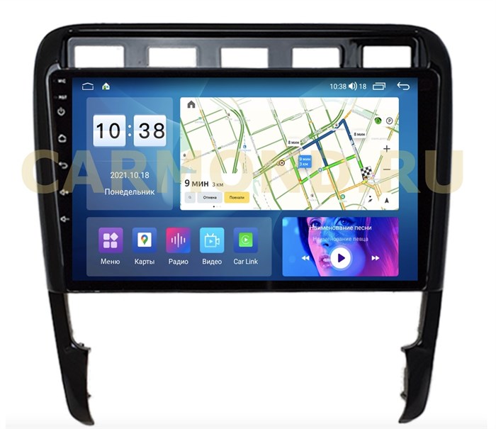 Автомагнитола Parafar для Porsche Cayenne 955 2002-2006, 957 2007-2010 на Android 11.0 (PF955UHD) - фото 316723