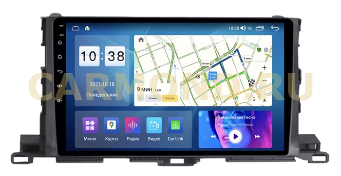 Автомагнитола Parafar для Toyota Highlander (U50) 2014-2019 на Android 11.0 (PF467UHD-Low) - фото 317188