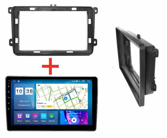 Штатная магнитола Roximo RI-3701 (С DSP И 4G-SIM) 8/128 ГБ для Volkswagen Универсальная 10inch на Android 11.0 - фото 318957