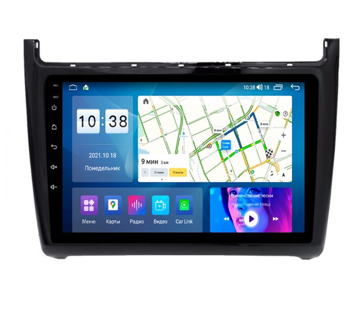 Автомагнитола Roximo 6/128 ГБ RI-3707 для Volkswagen Polo 5 2009-2019 на Android 11.0 - фото 318969