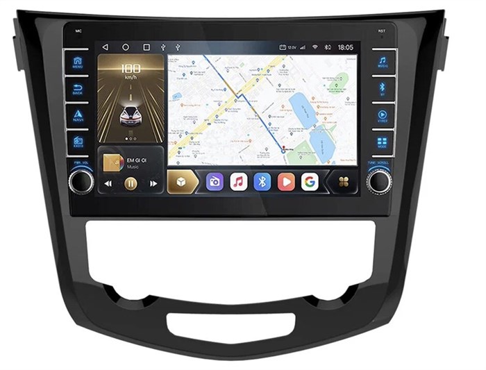 CarMedia OL-1668-D (с кнопками) для Nissan Qashqai II 2014-2017, X-Trail III (T32) 2015-2017 на Android 10.0 - фото 320735