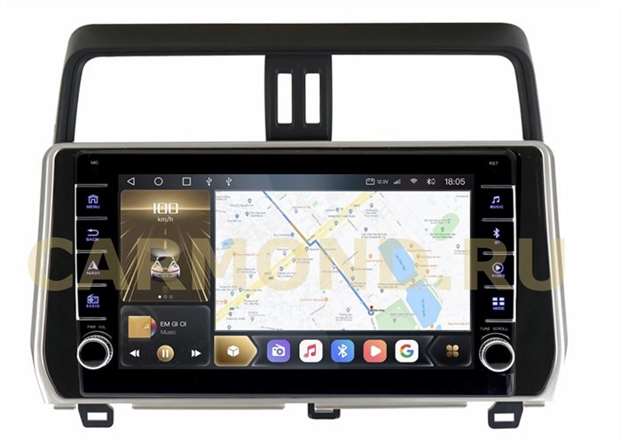 CarMedia OL-1680-D (с кнопками) для Toyota LC Prado 150 2017-2020 на Android 10.0 - фото 320743