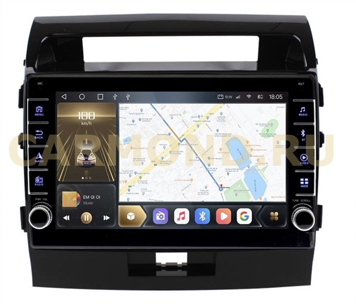 CarMedia OL-1620-1-F (с кнопками) для Toyota LC 200 2007-2015 (Elegance или Араб) на Android 10.0 - фото 320841
