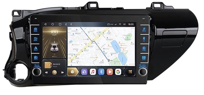 CarMedia OL-1686-F (с кнопками) для Toyota Hilux VIII 2015-2020 на Android 10.0 - фото 320871