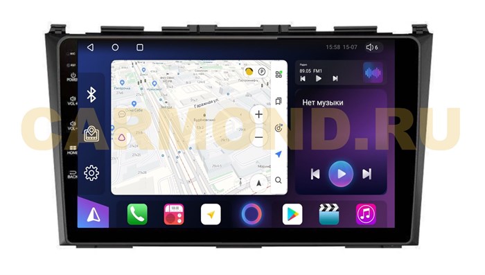 Штатная магнитола Unison QL009M для Honda CR-V (2007-2012) на Android 10.0 - фото 322223