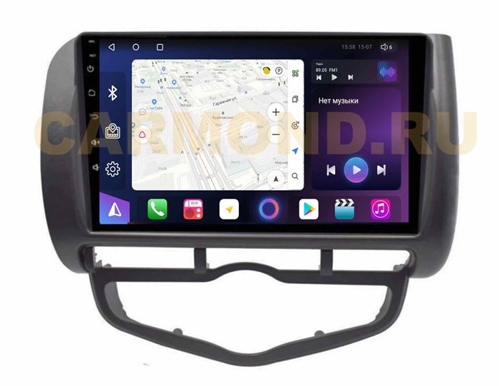 Штатная магнитола Unison QL1232M для Honda Fit 2001 - 2007 на Android 10.0 - фото 322233