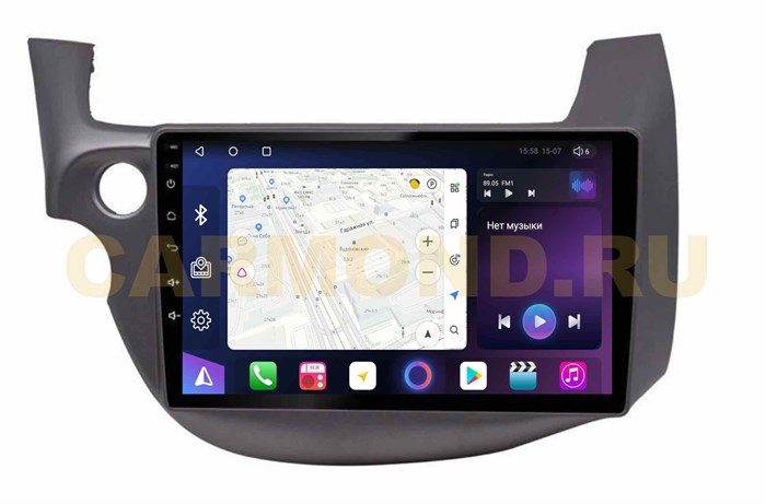 Штатная магнитола Unison QL1141M для Honda Jazz 2008-2014 на Android 10.0 - фото 322248