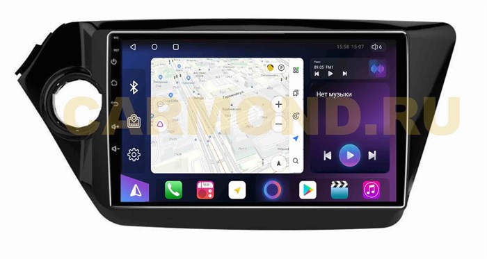 Штатная магнитола Unison QL106M для Kia Rio III 2011-2017 на Android 10.0 - фото 322313