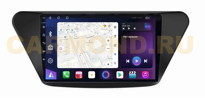 Штатная магнитола Unison QL561M для Lifan X50 2012+ на Android 10.0 - фото 322367