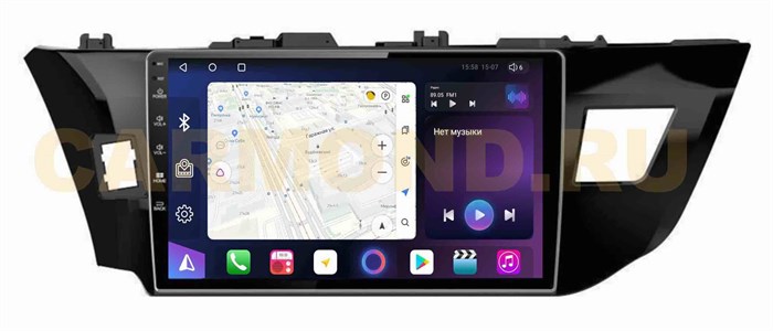Штатная магнитола Unison QL307M для Toyota Corolla XI 2013-2015 на Android 10.0 - фото 322472