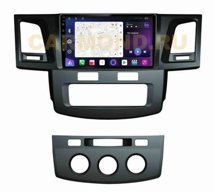Штатная магнитола Unison QL143M для Toyota Hilux 2012+ на Android 10.0 - фото 322482