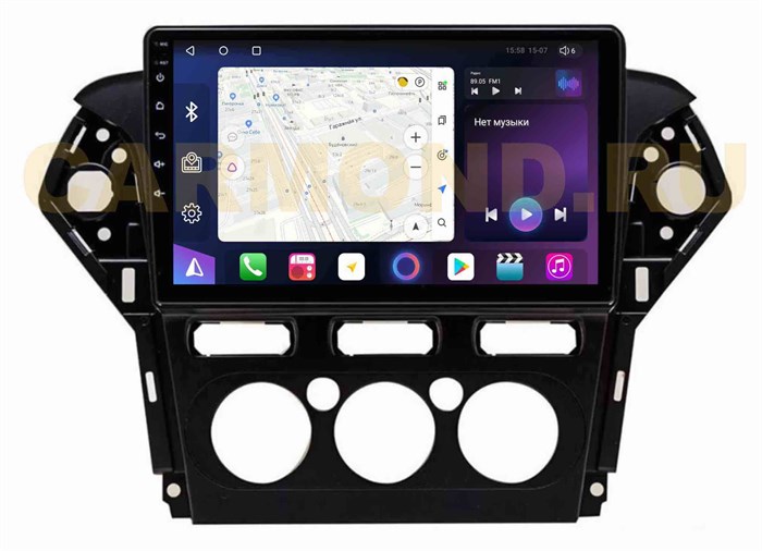 Штатная магнитола Unison QL1231M для Ford Mondeo IV 2007-2010 на Android 10.0 - фото 322542