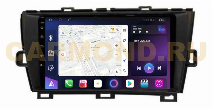 Штатная магнитола Unison QL3025M для Toyota Prius III (XW30) 2009-2015 на Android 10.0 - фото 322625
