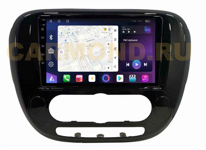 Штатная магнитола Unison QL526M для KIA Soul II 2013-2019 кондей на Android 10.0 - фото 322659