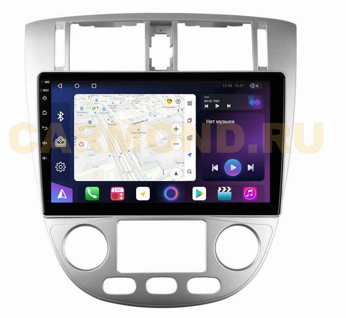 Головное устройство Unison QL3014M климат для Chevrolet Lacetti cедан 2004-2013 серебро на Android 10.0 - фото 322707