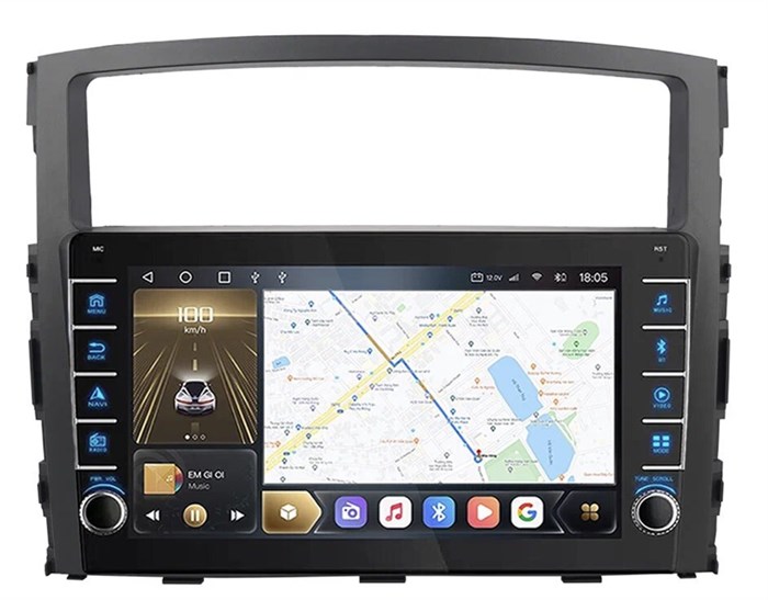 CarMedia OL-9566-Q (с кнопками) для Mitsubishi Pajero IV 2006-2019 на Android 10.0 - фото 323995