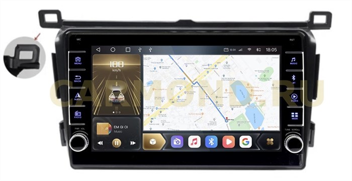 CarMedia OL-9607-Q (с кнопками) для Toyota RAV4 (CA40) 2013-2019 на Android 10.0 - фото 324013