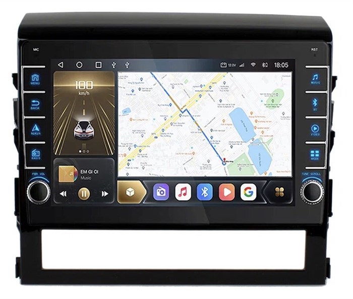 CarMedia OL-9618-Q (с кнопками) для Toyota LC 200 2015-2021 на Android 10.0 - фото 324019