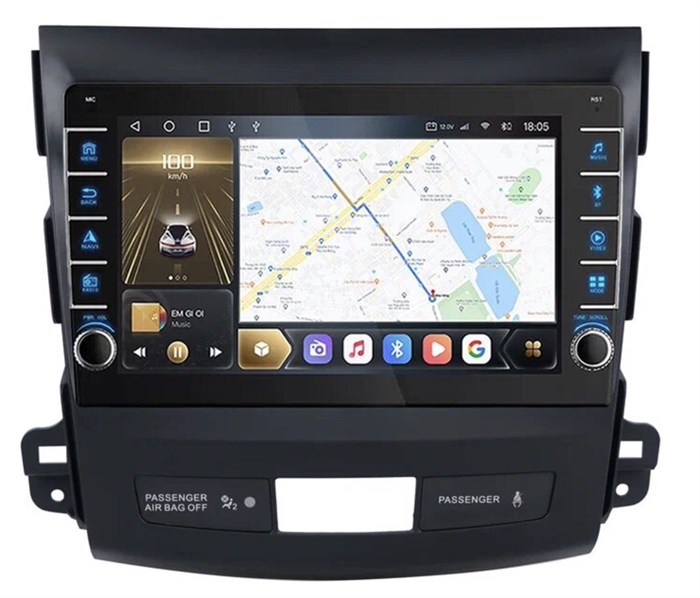 CarMedia OL-9636-Q (с кнопками) для Mitsubishi Outlander II (XL) 2006-2012 на Android 10.0 - фото 324031