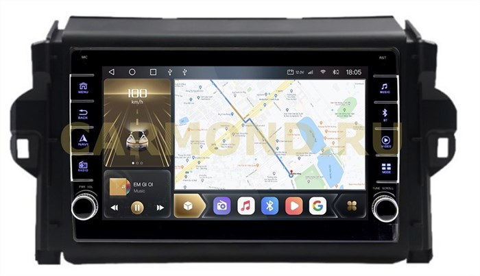 CarMedia OL-9699-Q (с кнопками) для Toyota FORTUNER 2015+ на Android 10.0 - фото 324064