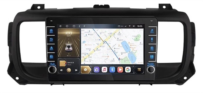 CarMedia OL-9934-Q (с кнопками) для Citroen SpaceTourer, Jampy III 2016-2024 на Android 10.0 - фото 324172