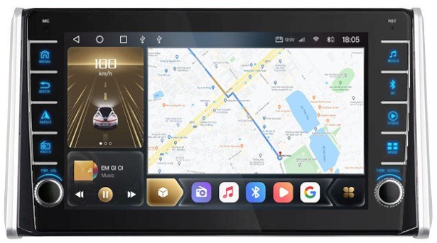 CarMedia OL-1684-D (с кнопками) для Toyota RAV4 (XA50) 2018-2024 на Android 10.0 - фото 324506