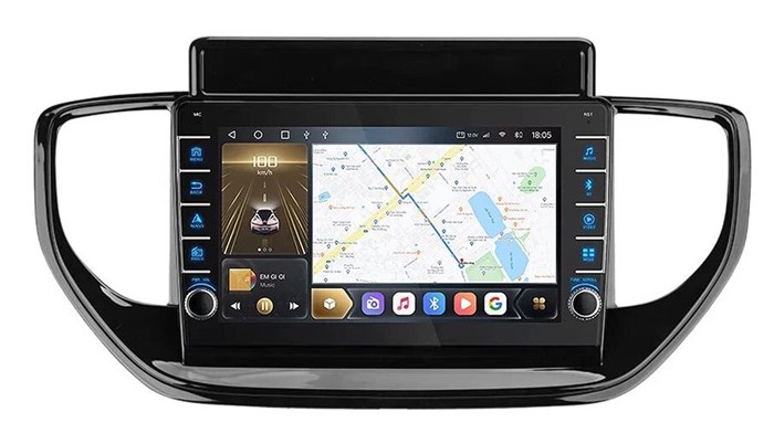 CarMedia OL-9714-N (с кнопками) для Hyundai Solaris II 2020-2022 на Android 10.0 - фото 324678