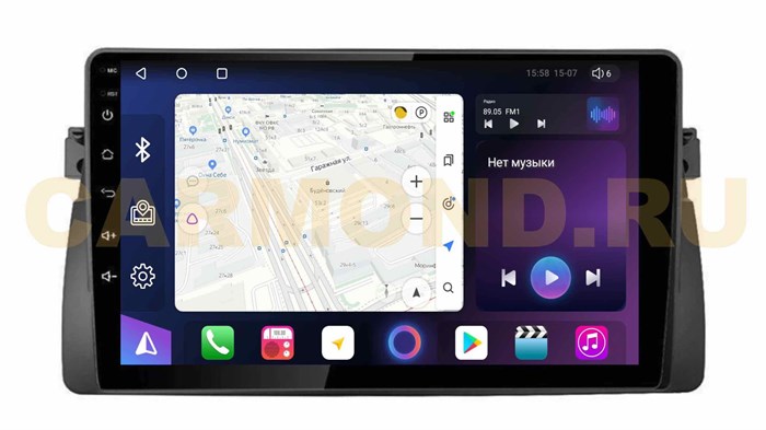 Штатная магнитола Unison QL708M для BMW E46 1997-2006 на Android 10.0 - фото 324936