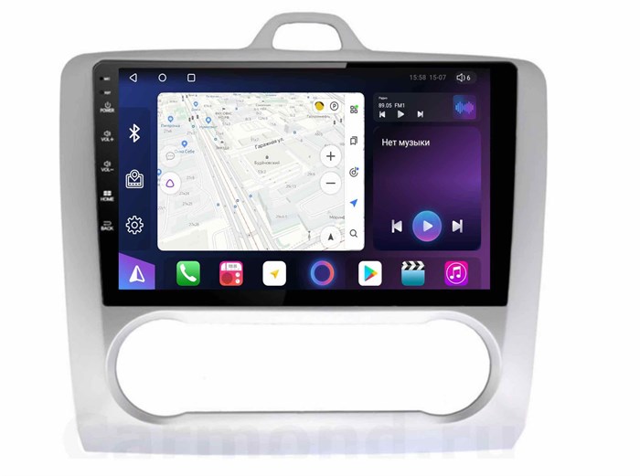 Автомагнитола Unison QL003M для Ford Focus, Mondeo, C-Max, Galaxy (климат) на Android 10.0 - фото 324991