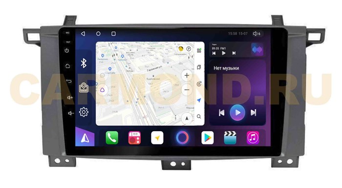 Штатная магнитола Unison QL457/1234M для Toyota Land Cruiser 100 2002-2007 на Android 10.0 - фото 325493