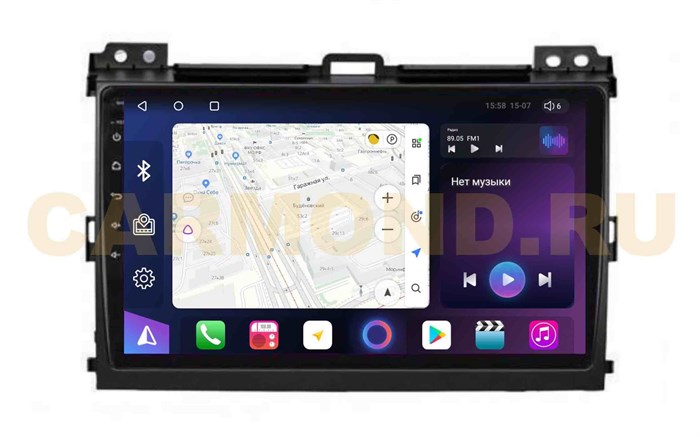 Штатная магнитола Unison QL456M для Toyota Land Cruiser Prado 120 2002-2009 на Android 10.0 - фото 325508