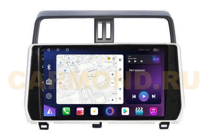 Штатная магнитола Unison QL1053M для Toyota Land Cruiser Prado 150 2017-2020 на Android 10.0 - фото 325528