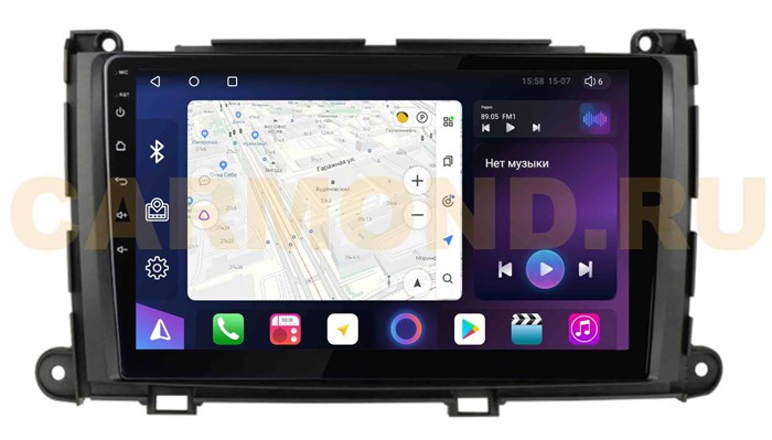 Штатная магнитола Unison QL3006M для Toyota Sienna 2010-2020 на Android 10.0 - фото 325686