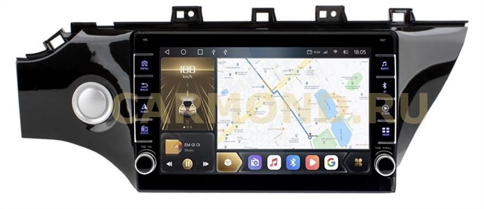 Штатная магнитола CarMedia OL-1742-2-Q (с кнопками) для Kia Rio IV 2017-2020 на Android 10.0 - фото 327568