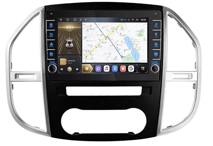CarMedia OL-1946-Q (с кнопками) для Mercedes Vito III (W447) 2014-2024 на Android 10.0 - фото 327628
