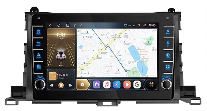 CarMedia OL-1601-N (с кнопками) для Toyota Highlander (U50) 2014-2019 на Android 10.0 - фото 329245
