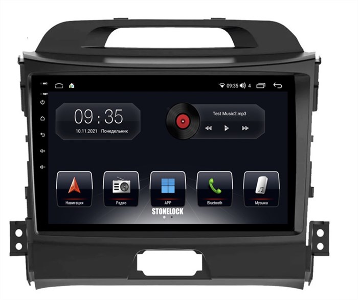 Автомагнитола Stonelock KIA905MB8 2/32 2K  для KIA Sportage III 2010-2016 (экран 2K) на Android 10.0 - фото 329635