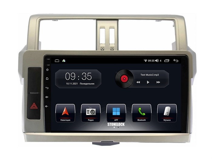 Автомагнитола Stonelock TOY107MB8 2/32 2K  для Toyota Land Cruiser Prado 150 2013-2017 (экран 2K) на Android 10.0 - фото 330167