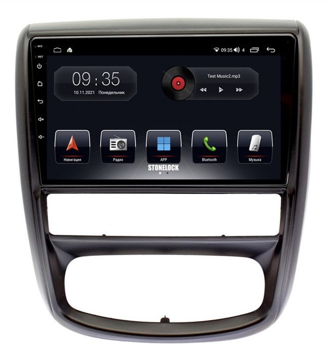 Автомагнитола Stonelock REN905MB 3/32 2K для Renault Duster 2010-2015 (экран 2K) на Android 10.0 - фото 331129