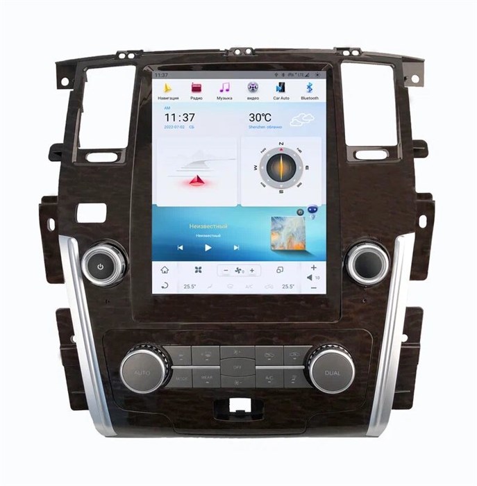 CarMedia ZF-1222-Q6 Tesla-Style для Nissan Patrol V (Y61) 2004-2010 на Android 11.0 - фото 331193