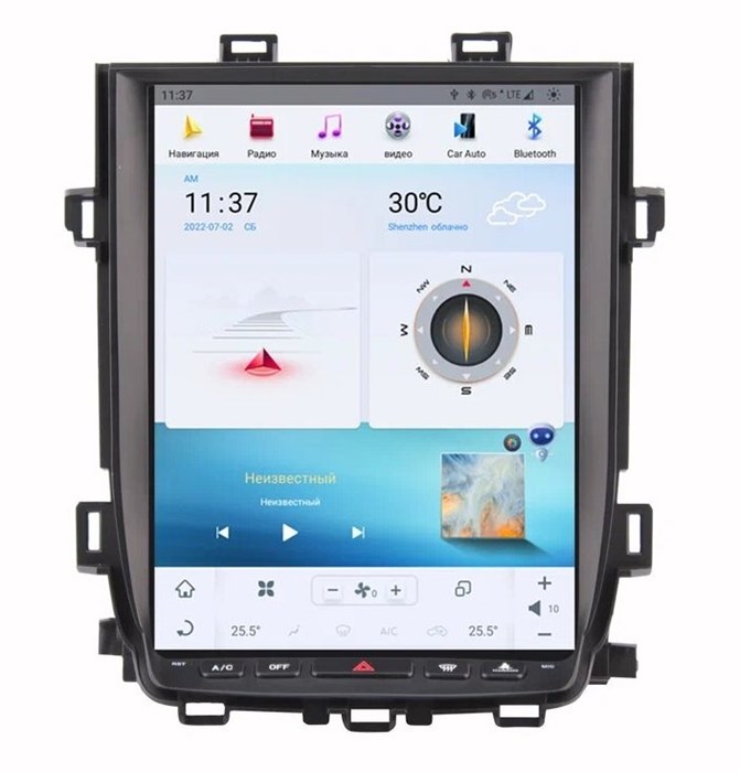 CarMedia ZF-1269H-Q6 Tesla-Style для Toyota Alphard 2010-2014 на Android 11.0 - фото 331198