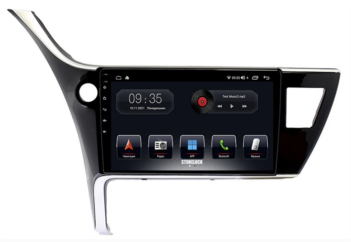 Автомагнитола Stonelock TOY1082MB 3/32 2K для Toyota Corolla XI 2016-2019 (экран 2K) на Android 10.0 - фото 331316