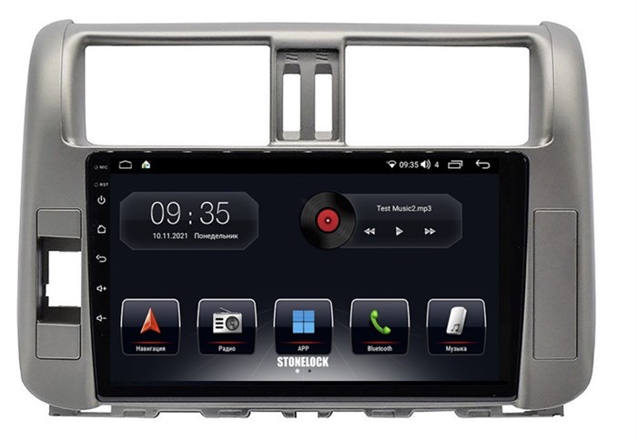 Автомагнитола Stonelock TOY903MB 3/32 2K для Toyota Land Cruiser Prado 150 2009-2013 (экран 2K) на Android 10.0 - фото 331382